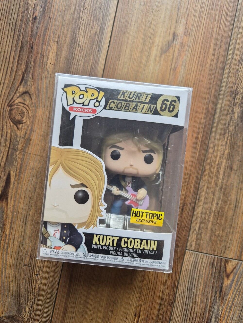 Funko Pop- Kurt Cobain #66 Hot Topic Exclusive- NIB